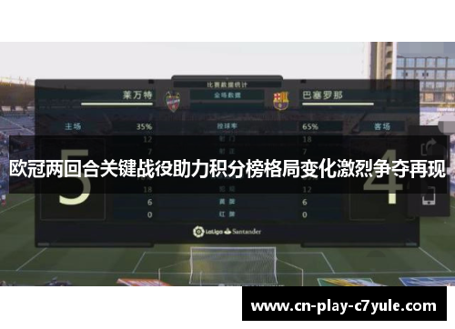 欧冠两回合关键战役助力积分榜格局变化激烈争夺再现 欧冠两回合关键战役助力积分榜格局变化激烈争夺再现